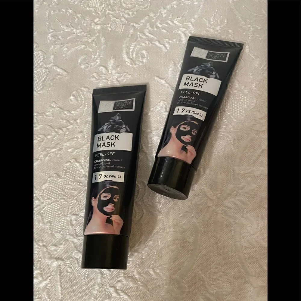 🛍Beauty Care Black Mask Charcoal infuse Peel -off Mask set of 2 1.7 OZ (50ml)